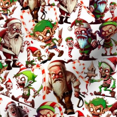 Evil Santa and Elves Zombie Christmas