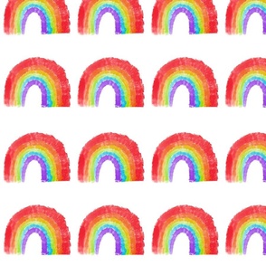 Happy Hand Drawn Rainbows
