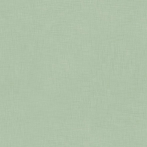 Jade Green Solid Color with Linen Texture- Neutral Green- Pastel Green Wallpaper-- Soft Green- Gender Neutral