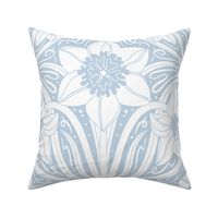 Garden Daffodil // Large in Blue Mist // Cottage Core Floral