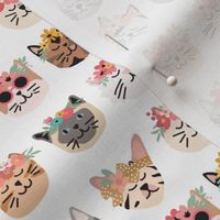 flowKitty Cats with Flower Crowns - 1 inch