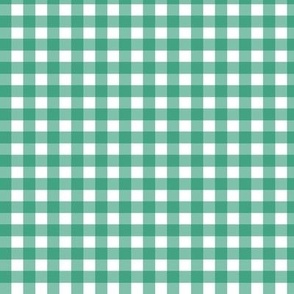 Gingham Pattern - Green - Small Scale