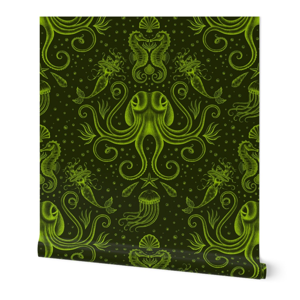 Ocean Damask Lime