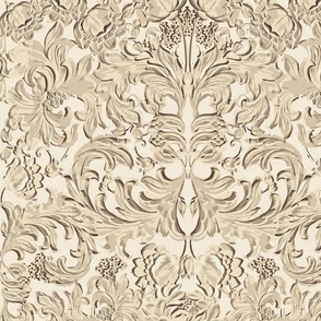 Italian Villa wallpaper - Cream on Cream