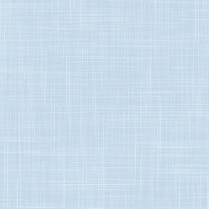 Crosshatch Linen Texture in Fog Blue