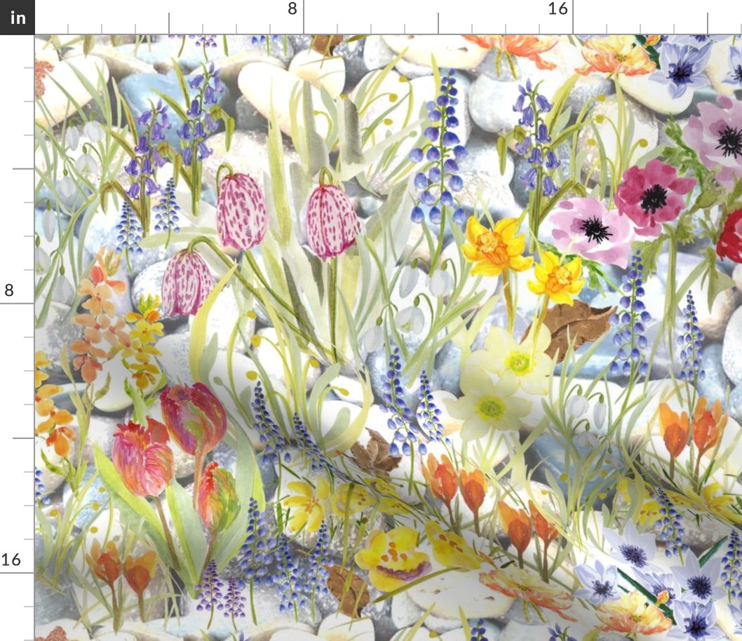 rocking-garden-bedding-tulips-snowdrops-hyacinths-daffodils-poppies-crocus-in-rock-garden-white-blue-pink-yellow-green-yellow-red