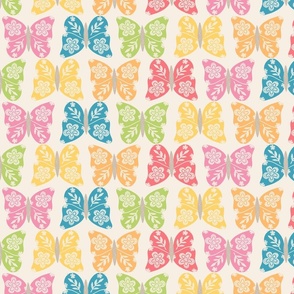 Bright Spring Floral Butterflies - Extra Large for Wallpaper and Home Decor