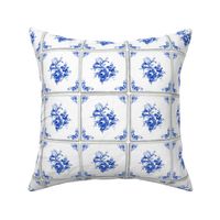 Swedish Delft Rose Tile