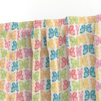 Bright Spring Floral Butterflies - Medium Scale
