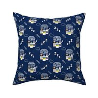 Anesthesia Sweet Dreams Navy Fabric