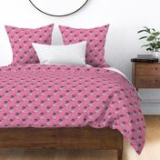 Anesthesia Sweet Dreams Pink Fabric