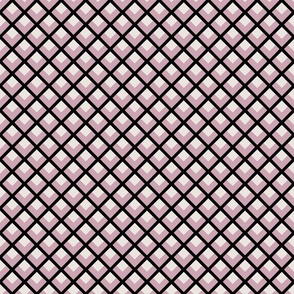 Abstract diamonds - Black and Pink