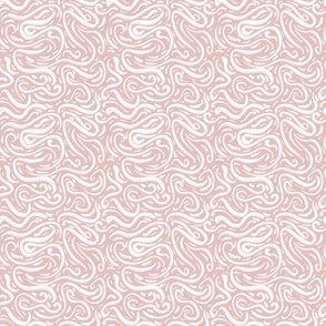 Looping lines - pale pink