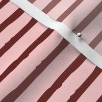 Maroon Stripe on Pink 