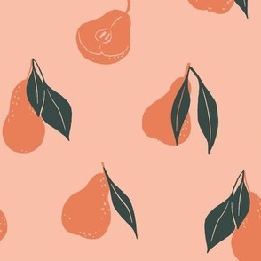 Sweet Pear_Large_Peach-parfait-dusty-orange_Hufton-Studio