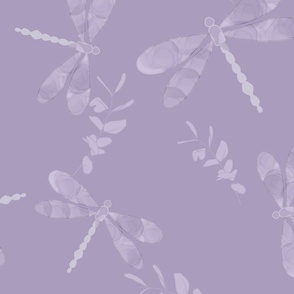 Dragonfly tales in lavender 