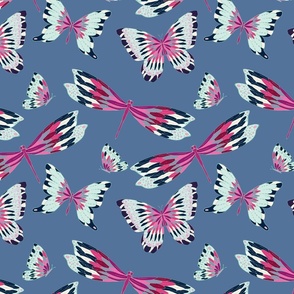 Flying Cuties Magenta Navy