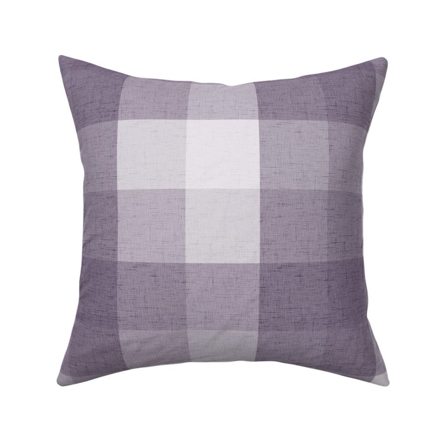 2181 medium - Linen Gingham Smoky Plum