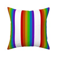 Strong Vertical Rainbow Stripes