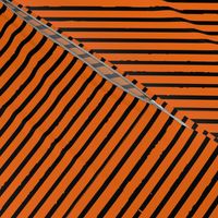 Pumpkin Orange and Black Tiger Stripes (vertical)