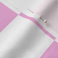 6 inch pink and white checkerboard - medium checkerboard print