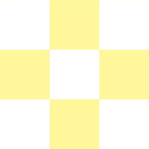 12 inch yellow and white checkerboard - large checkerboard print