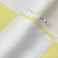 6 inch yellow and white checkerboard - medium checkerboard print
