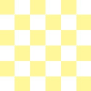 2 inch yellow and white checkerboard - small checkerboard print