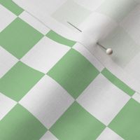 2 inch green and white checkerboard - small checkerboard print