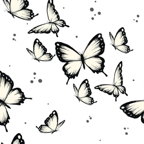 Butterfly Wings White