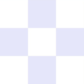 12 inch Digital Lavender and white checkerboard - large checkerboard print