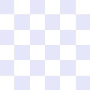 2 inch Digital Lavender and white checkerboard - small checkerboard print