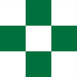 12 inch deep green and white checkerboard - large checkerboard print