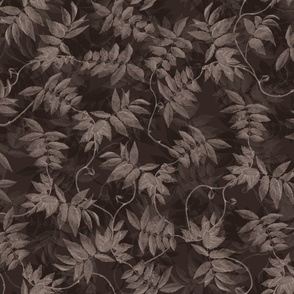 leaves_vine_chocolate_brown