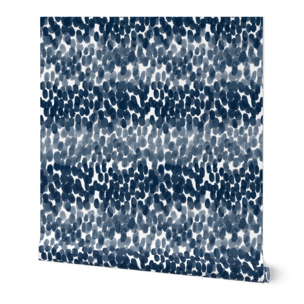 Inky Dot Ombre, Navy