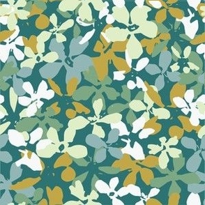 Flower Patch - Sea Green - Medium