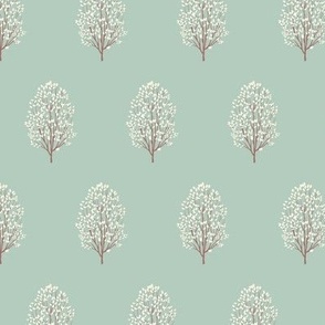 MapleTree //soft teal//one directional//small scale//spring 