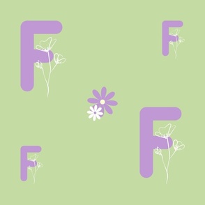 F is for Flower