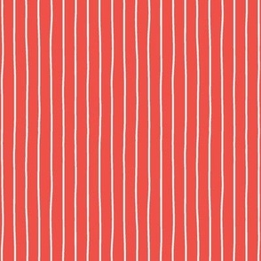 Stripes in Red and White