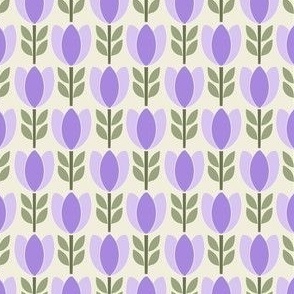 Tulips Lilac - Small Scale- mix and match