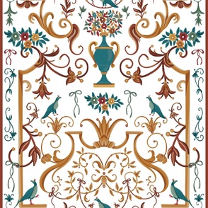 Tyrrhenian villa - Italian Baroque wallpaper 
