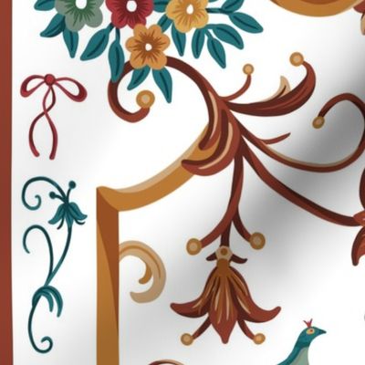 Tyrrhenian villa - Italian Baroque wallpaper 