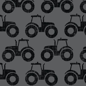tractors: black linen on 179-12