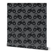 small tractors: black linen on 179-12