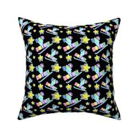 Anesthesia Bad & Bougie Colorful Fabric