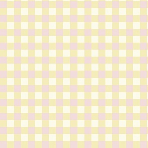 Pale Yellow and Pale Pink Classic Checks