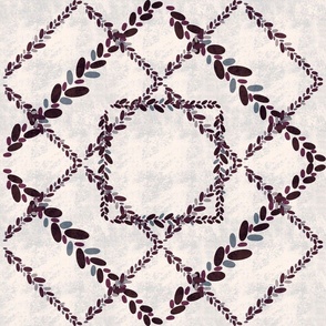 Purple Diamond Geometric Pattern