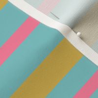 Tea Towel - Happy Stripe - Colourful Cottage.