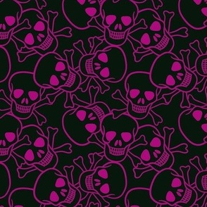 Hot Pink Skulls