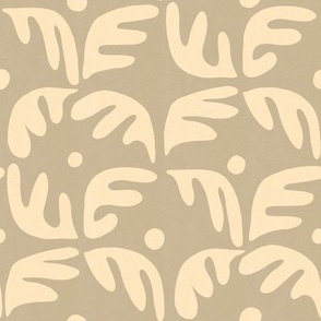 Palms in beige